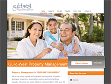 Tablet Screenshot of guildwestproperties.com